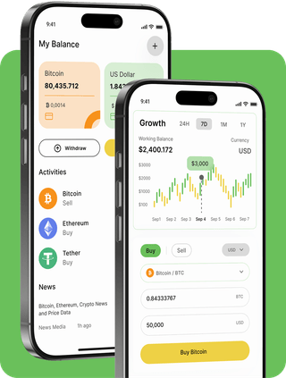 TritraCHA1N trading platform with live market data